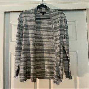 Grey stripe cardigan